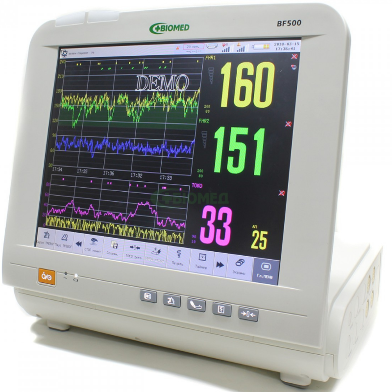 Монітор фетальний БІОМЕД BF500 для двійні